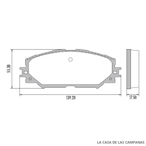 PD-740 PASTILLAS DE FRENO DELANTERO