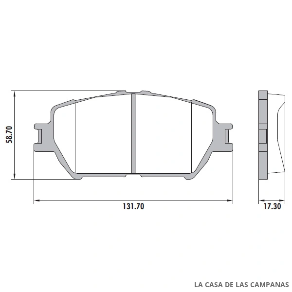 PD-745 PASTILLAS DE FRENO DELANTERO