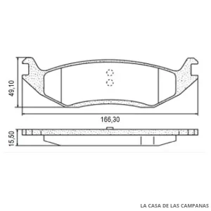 PD-759 PASTILLAS DE FRENO TRASERO