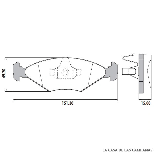 PD-81 PASTILLAS DE FRENO DELANTERO