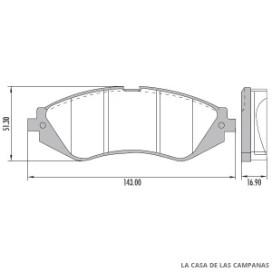 PD-817 PASTILLAS DE FRENO DELANTERO