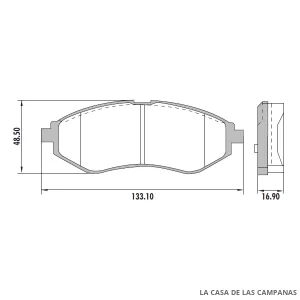 PD-818 PASTILLAS DE FRENO DELANTERO