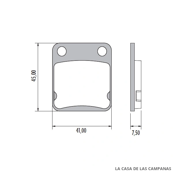 PD-850 Pastillas de Freno Moto Delantero