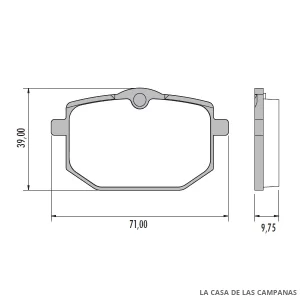 PD-853 Pastillas de Freno Moto Delantero