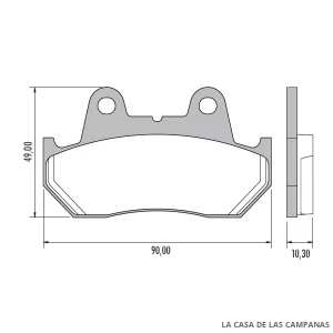 PD-856 Pastillas de Freno Moto Delantero|Trasero