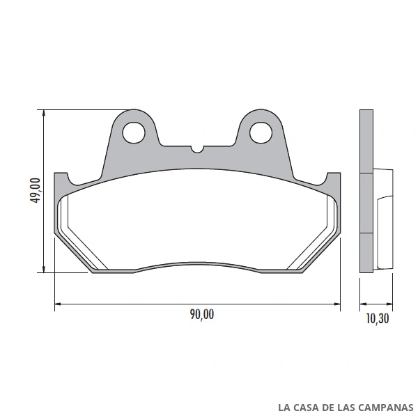 PD-856 Pastillas de Freno Moto Delantero|Trasero