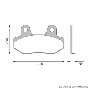 PD-866 Pastillas de Freno Moto Delantero|Trasero