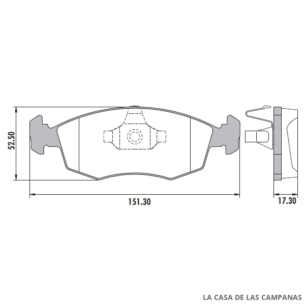 PD-88 PASTILLAS DE FRENO DELANTERO