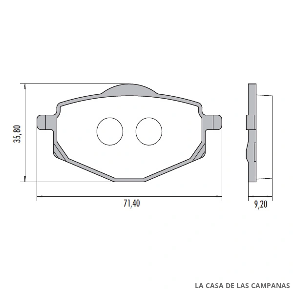 PD-880 Pastillas de Freno Moto Delantero|Trasero