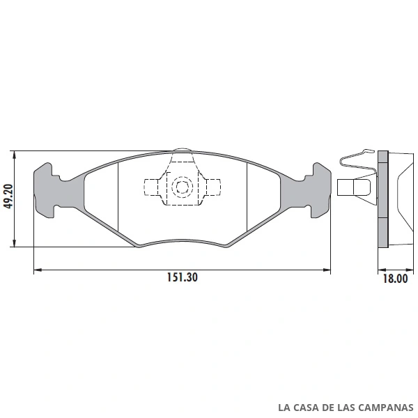 PD-89 PASTILLAS DE FRENO DELANTERO