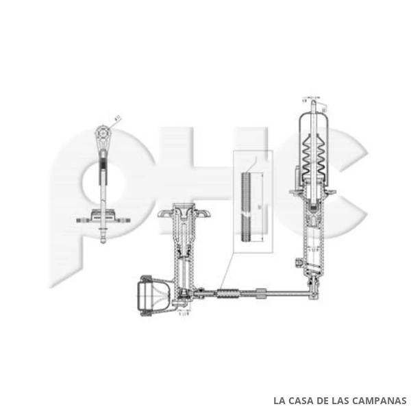 PHC-CLA21682 BOMBA DE EMBRAGUE Y BOMBÍN KIT