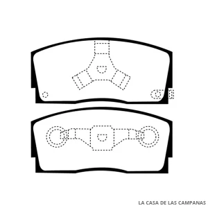 L4132-0ULT PASTILLAS DE FRENO DELANTERO