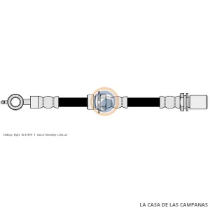 17079 FLEXIBLE DE FRENO