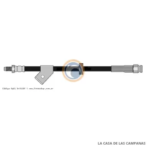 2118F FLEXIBLE DE FRENO