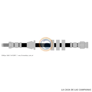 2126F FLEXIBLE DE FRENO