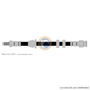2227F FLEXIBLE DE FRENO