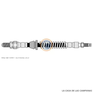 3043 FLEXIBLE DE FRENO