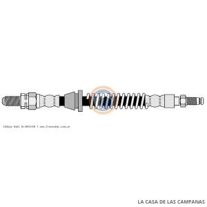 3043/60 FLEXIBLE DE FRENO