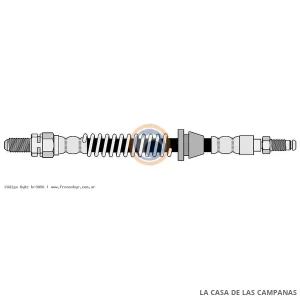 3056 FLEXIBLE DE FRENO