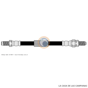 3057 FLEXIBLE DE FRENO