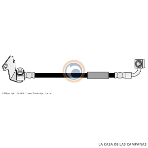 3080 FLEXIBLE DE FRENO