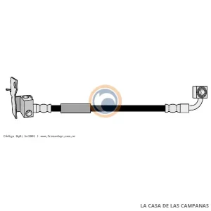 3081 FLEXIBLE DE FRENO