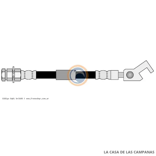 3105 FLEXIBLE DE FRENO