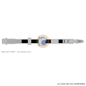 3190F FLEXIBLE DE FRENO