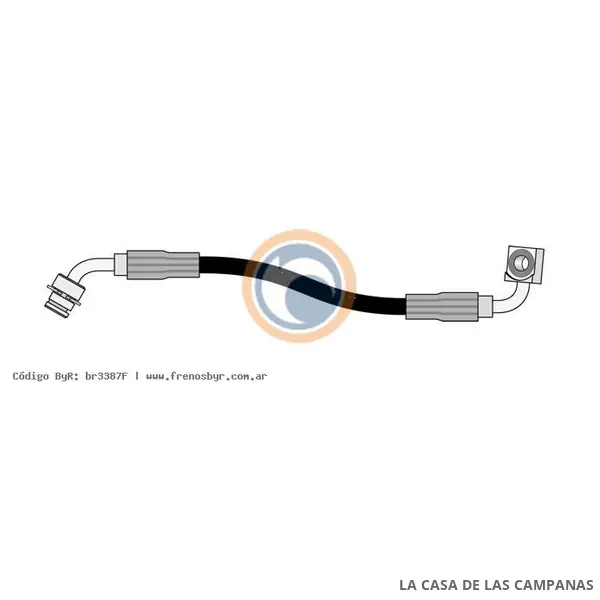 3387F FLEXIBLE DE FRENO