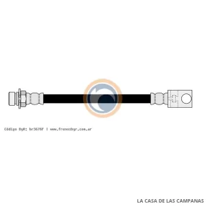 3676F FLEXIBLE DE FRENO