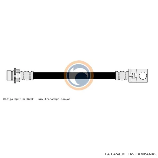 3676F FLEXIBLE DE FRENO