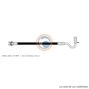 3708F FLEXIBLE DE FRENO