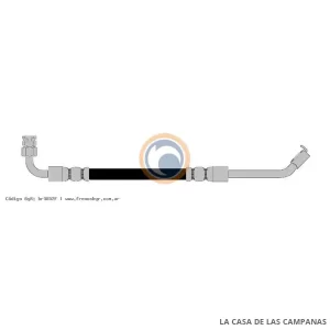 3852F FLEXIBLE DE FRENO