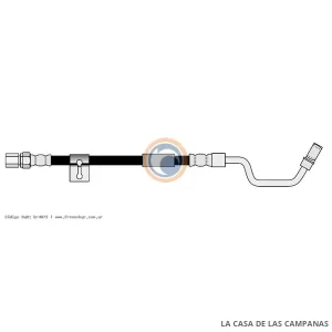 4073 FLEXIBLE DE FRENO