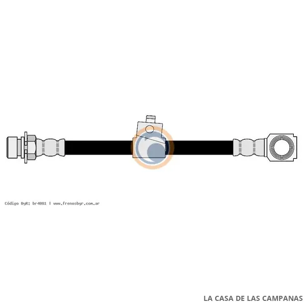 4081 FLEXIBLE DE FRENO