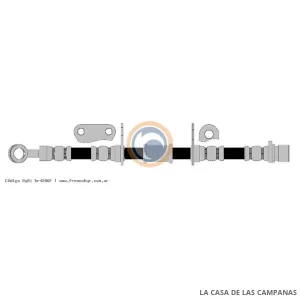 4206F FLEXIBLE DE FRENO