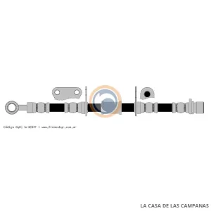 4207F FLEXIBLE DE FRENO