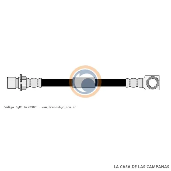 4396F FLEXIBLE DE FRENO