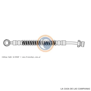 4592F FLEXIBLE DE FRENO