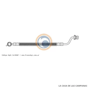4596F FLEXIBLE DE FRENO