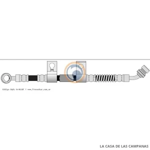 4610F FLEXIBLE DE FRENO