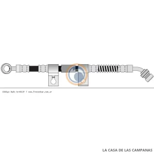 4612F FLEXIBLE DE FRENO