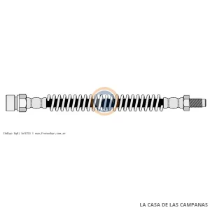 5753 FLEXIBLE DE FRENO