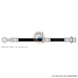6018F FLEXIBLE DE FRENO