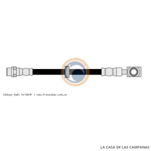 7064F FLEXIBLE DE FRENO