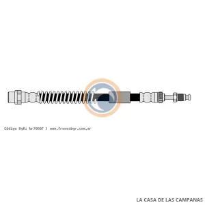 7066F FLEXIBLE DE FRENO