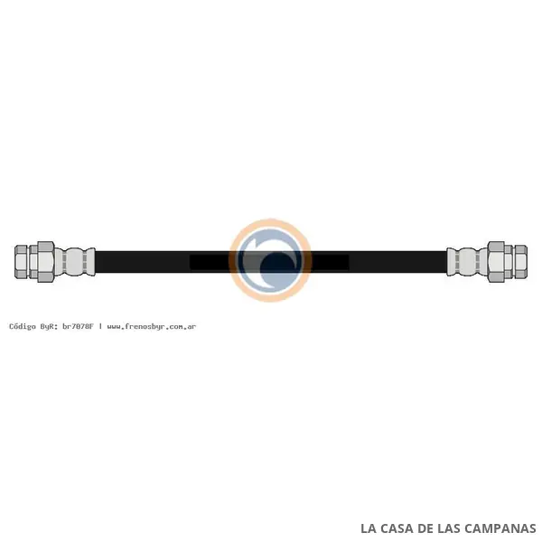 7078F FLEXIBLE DE FRENO