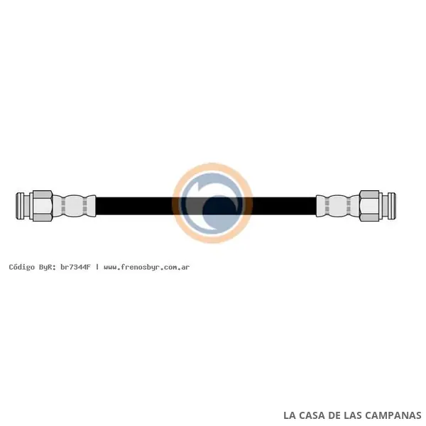7344F FLEXIBLE DE FRENO