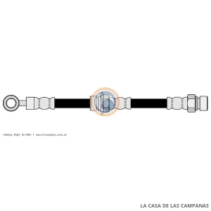 7802 FLEXIBLE DE FRENO