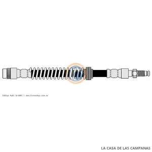 8001 FLEXIBLE DE FRENO